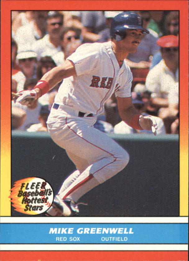 1988 Fleer Hottest Stars Baseball Cards        014      Mike Greenwell